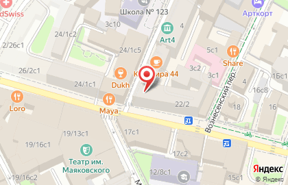 Секс-шоп Точка Любви в Пресненском районе на карте