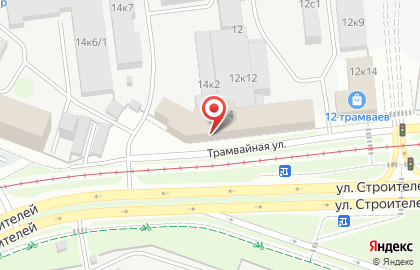 Компания Регионснаб на Трамвайной улице на карте