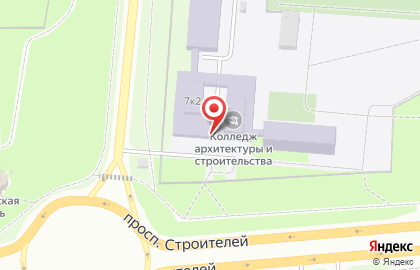 Пензенский колледж архитектуры и строительства в Октябрьском районе на карте