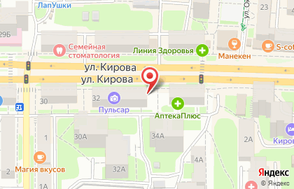 Магазин крепежных изделий и инструмента Крепеж + на улице Кирова на карте