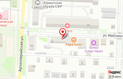Магазин разливных напитков Бухен хаус на улице Максима Горького на карте