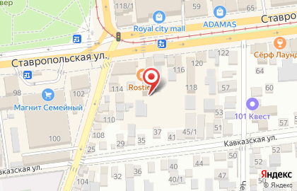Центр лазерной косметологии Лазер Клиник на Ставропольской улице на карте