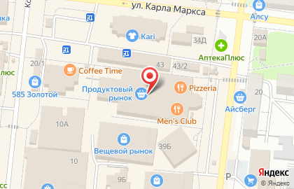 Pizzeria на карте