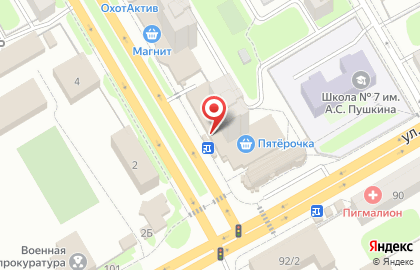 Аптека Таблеточка в Курске на карте