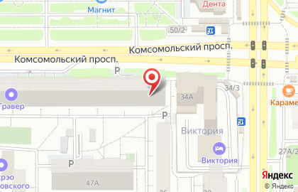 Садовый центр природного земледелия Плодородие на Комсомольском проспекте на карте