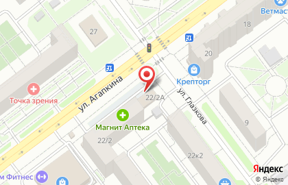 Магазин строительных товаров и товаров для дома Интерьер на карте