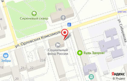 Территориальные органы Пенсионного фонда РФ по Иркутской области в Шелехове на карте