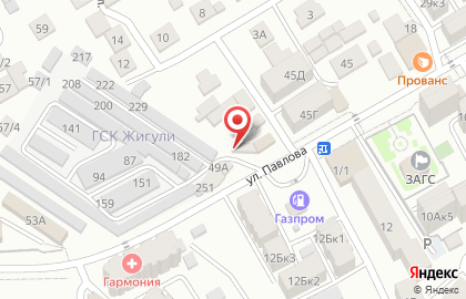 Автошкола Формула на улице Павлова на карте
