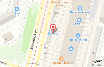 Магазин детских товаров в Омске на карте