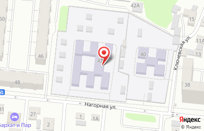 Детский сад №37 на Нагорной улице на карте