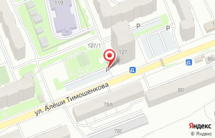 Автостоянка в Красноярске на карте