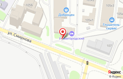 Салон дверей ProfilDoors на улице Смирнова на карте