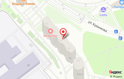 Стоматология Дентастайл на улице Курыжова, 16 в Домодедово на карте
