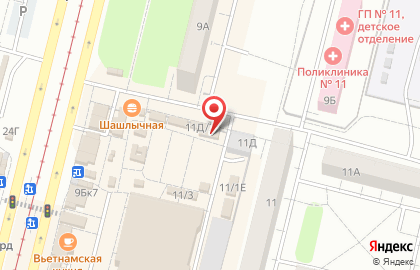Магазин фруктов и овощей в Советском районе на карте