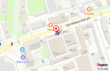 Минимаркет Октябрьский на карте