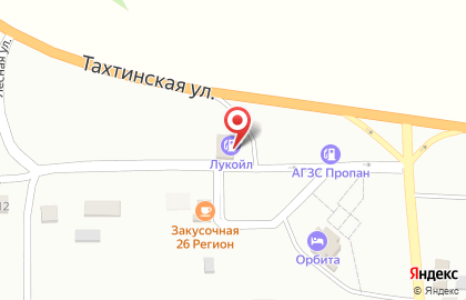 Лукойл, АЗС на Полевой улице на карте