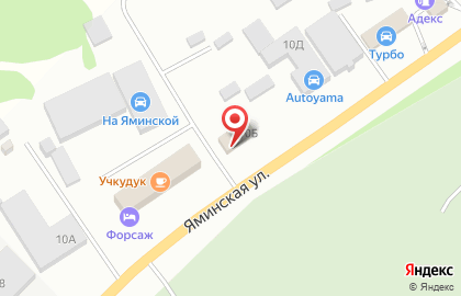 Шинный центр БиБиКа в Барнауле на карте