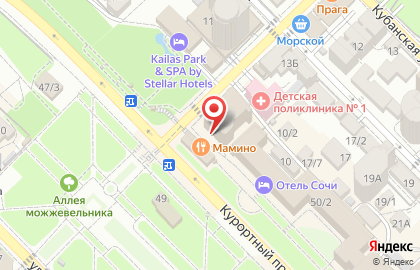 Бриз на Курортном проспекте на карте