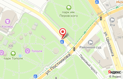 Киоск по продаже фастфудной продукции Streed food на Парковом проспекте на карте