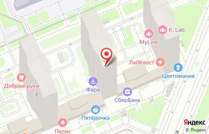 Текстиль Рум (Санкт-Петербург) на улице Фёдора Абрамова на карте