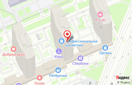 Автошкола 100.рф на улице Фёдора Абрамова на карте
