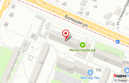 Парикмахерская Стрижка Экспресс на Большой улице на карте