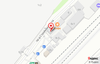 Продовольственный магазин в Москве на карте