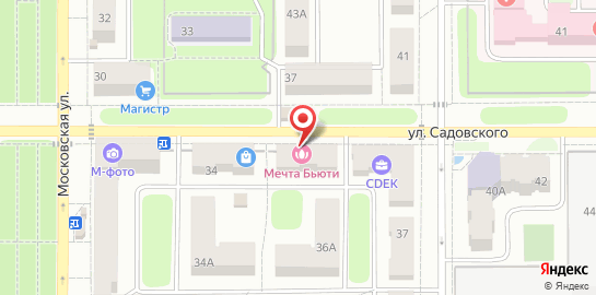 Международный массажный СПА центр Мечта Бьюти в Новомосковске на карте