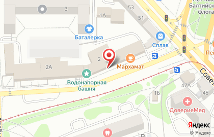 Автомойка Авто-Баня на улице Лейтенанта Яналова на карте