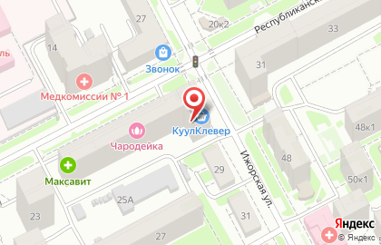 Клиника лазерной хирургии Варикоза нет в Нижнем Новгороде на карте