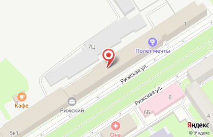 Конни Тойс на Рижской улице на карте