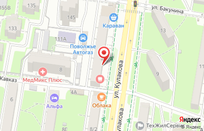 Студия маникюра Zona в Ленинском районе на карте