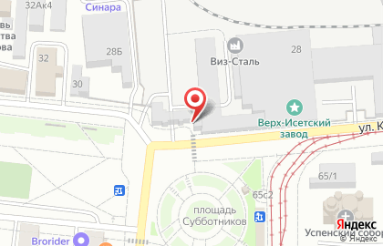 Банкомат СКБ-банк в Верх-Исетском районе на карте