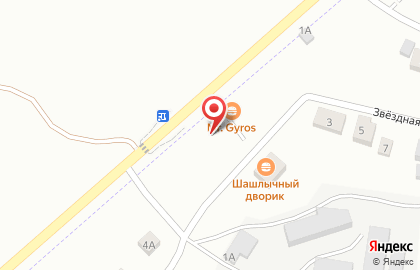 Шиномонтажная мастерская на Звёздной улице на карте