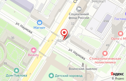 Продуктовый магазин в Волгограде на карте