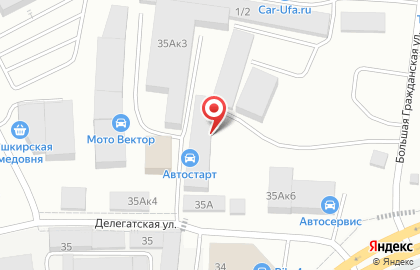 АВТОСТАРТ на карте