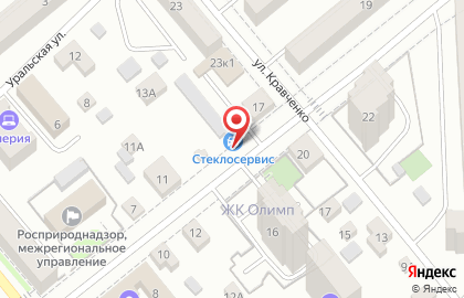 Торгово-сервисная компания Стеклосервис на Сибирской улице на карте