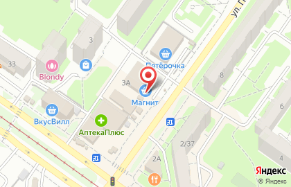Торговый дом Тики Томи на улице Петра Алексеева на карте