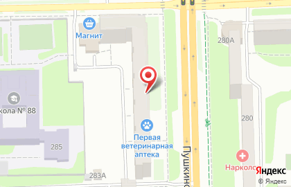 Студия ногтевого сервиса BNB на Пушкинской улице на карте