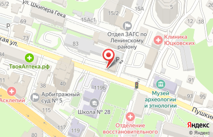 Дискаунтер цветов iRose на Пушкинской улице на карте