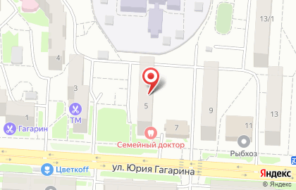 Стоматология Семейный доктор на улице Юрия Гагарина на карте