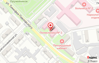 Поликлиника №2 во Владимире на карте