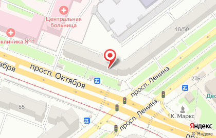 Стоматологический центр Ярославль на проспекте Ленина на карте