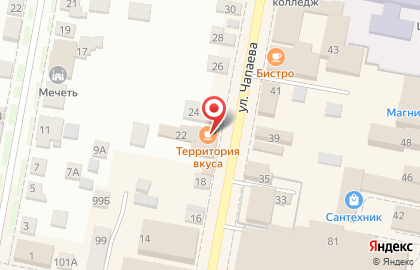 Салон-магазин МТС на улице Чапаева на карте