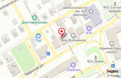 Многолестниц на карте