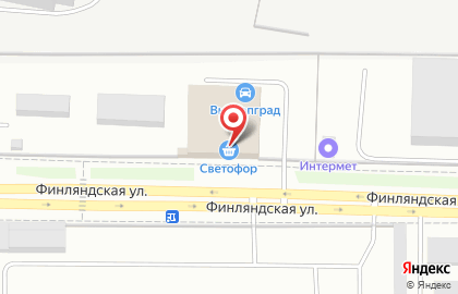 Шинный сервис Профи на Финляндской улице на карте