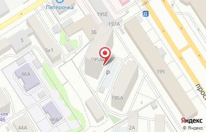 Торговая компания профессиональных систем безопасности Протэк в Октябрьском районе на карте