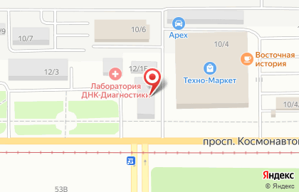 Торговая компания ПромТекс на проспекте Космонавтов на карте