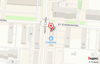 Магазин интимных товаров Казанова на улице Кожевникова на карте