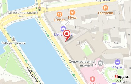 Комитет по строительству Ленинградской области в Санкт-Петербурге на карте